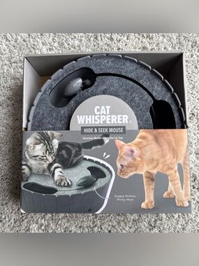Interactive Cat Toy with Running Mouse, Electronic Motion Cat Toy Automatic T...